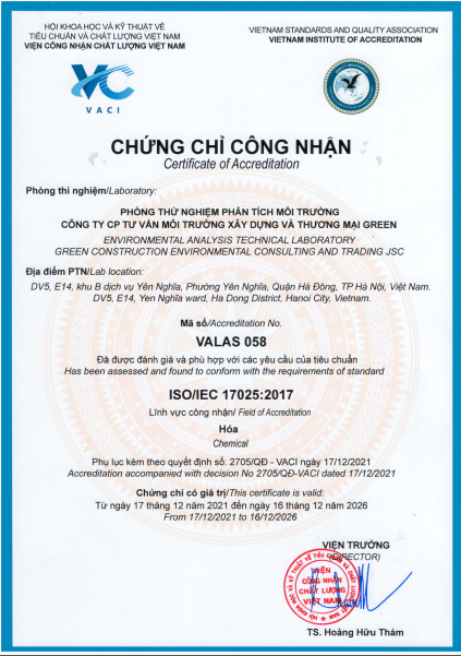 Giấy phép hoạt động Công Ty Môi Trường Đô Thị Số 1 Quảng Ninh