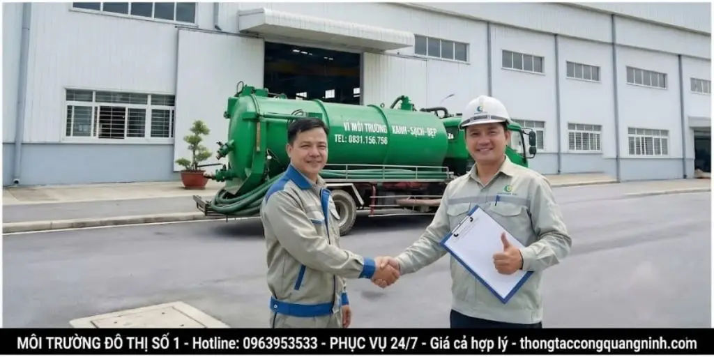 Đội thợ thông tắc cống có mặt nhanh tận nơi