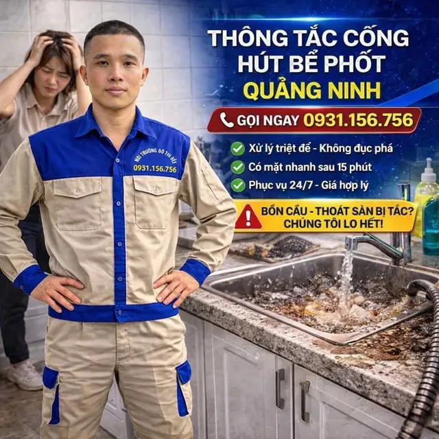 Dịch vụ hút bể phốt tại Hạ Long – Môi Trường Đô Thị Số 1 Quảng Ninh