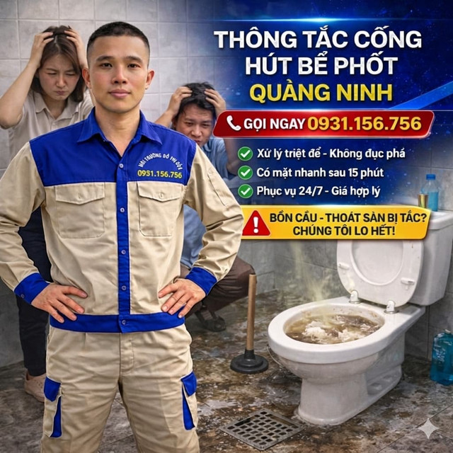 Dịch vụ hút bể phốt tại Hạ Long Quảng Ninh – xe hút chuyên nghiệp 24/7