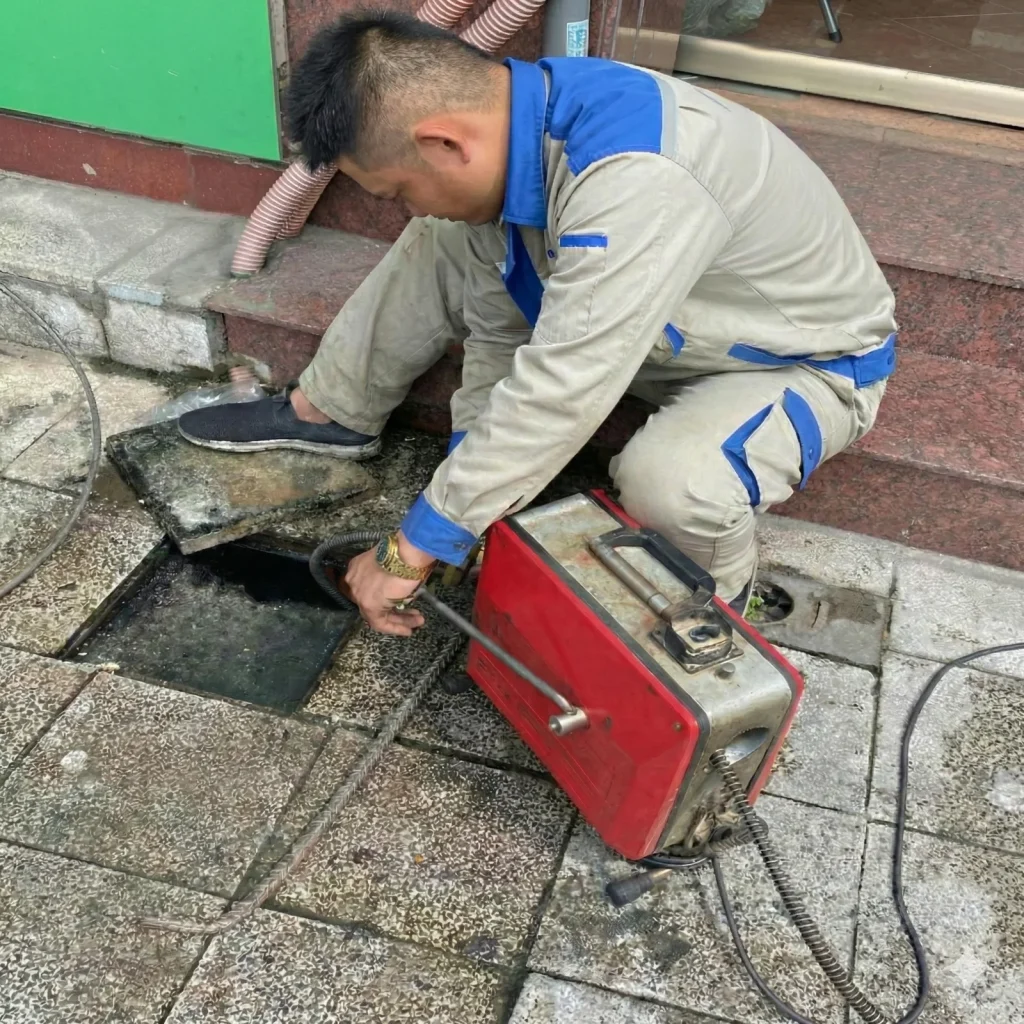 Nạo vét hố ga thoát sàn tại Quảng Ninh